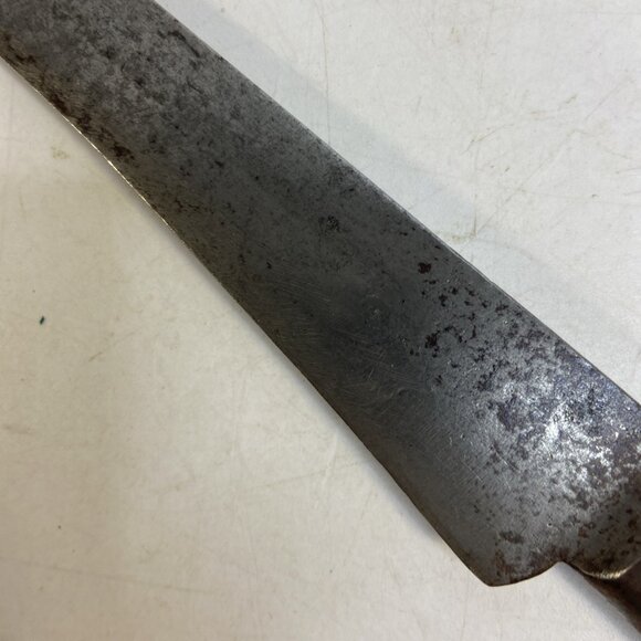 Antique Bone Handle Knife Kitchen or Chefs 7.5 In Blade Butcher Civil War Era - Picture 4 of 10